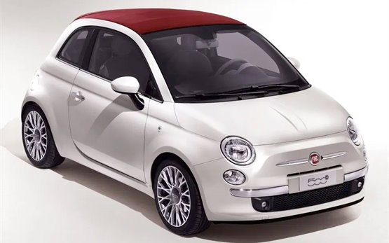 Fiat 500 CABRIO - convertible car rental Mallorca airport